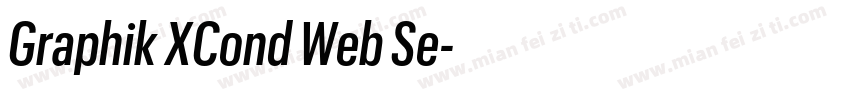 Graphik XCond Web Se字体转换